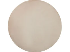 Tapete Redondo Em Viscose Creme 140 Cm Gesi Ii