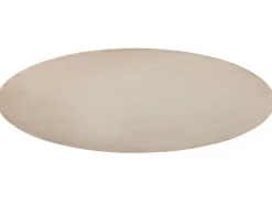 Tapete Redondo Em Viscose Creme 140 Cm Gesi Ii