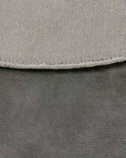 Tapete Redondo Em Viscose Cinzenta Escura 140 Cm Gesi Ii