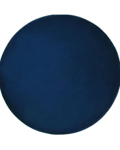 Tapete Redondo Em Viscose Azul Marinho 140 Cm Gesi Ii