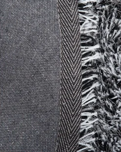 Tapete Redondo Preto E Branco 140 Cm Cide