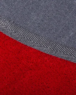 Tapete Redondo Vermelho 140 Cm Demre