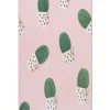 Tapete Rosa Com Catos 80 X 150 Cm Eldivan