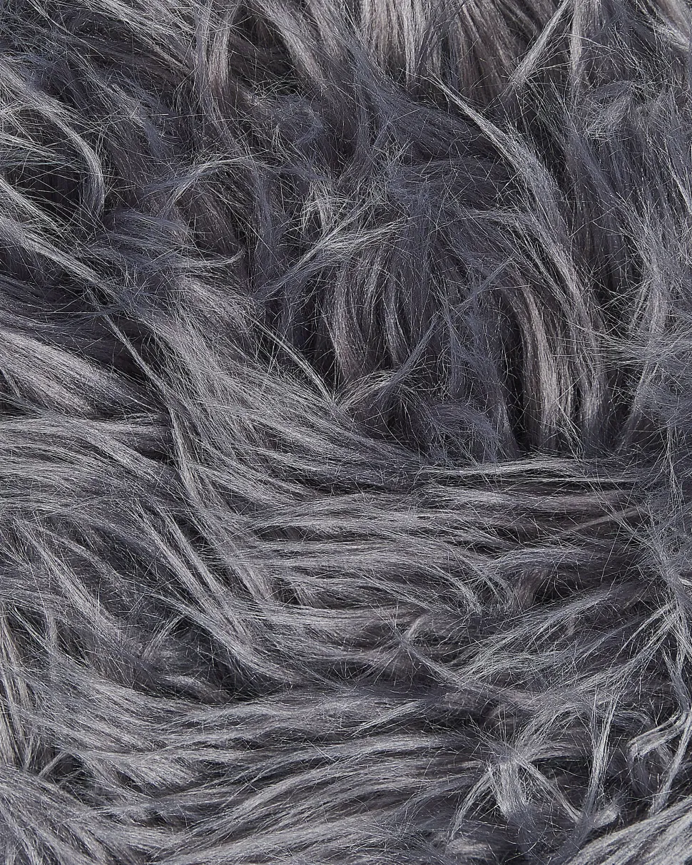 Tapete Tipo Pele De Ovelha Cinzento Escuro 180 X 60 Cm Mamungari
