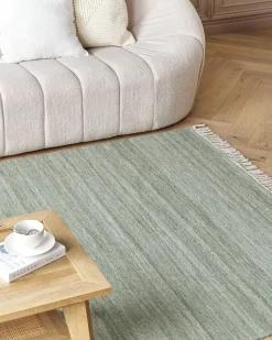 Tapete Verde Claro 160 X 230 Cm Malhia