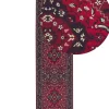 Tapete Vermelho Escuro 80 X 300 Cm Vadkadam