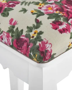 Toucador Com 1 Gaveta E Banco Branco Soleil