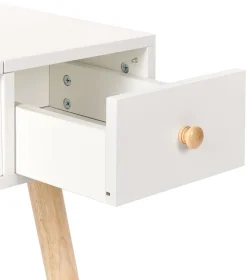 Toucador Com 2 Gavetas E Banco Branco Brioude