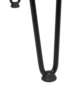 Toucador Com 2 Gavetas E Banco Cor De Madeira Escura E Preto Loix