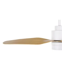 Ventoinha De Teto Branca Com Luz Led Anderson