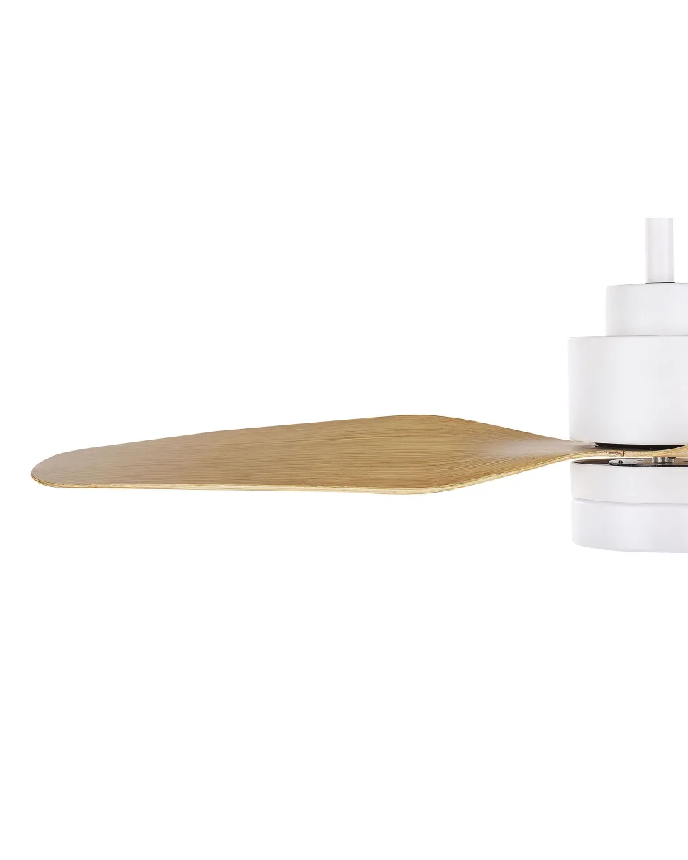 Ventoinha De Teto Branca Com Luz Led Anderson