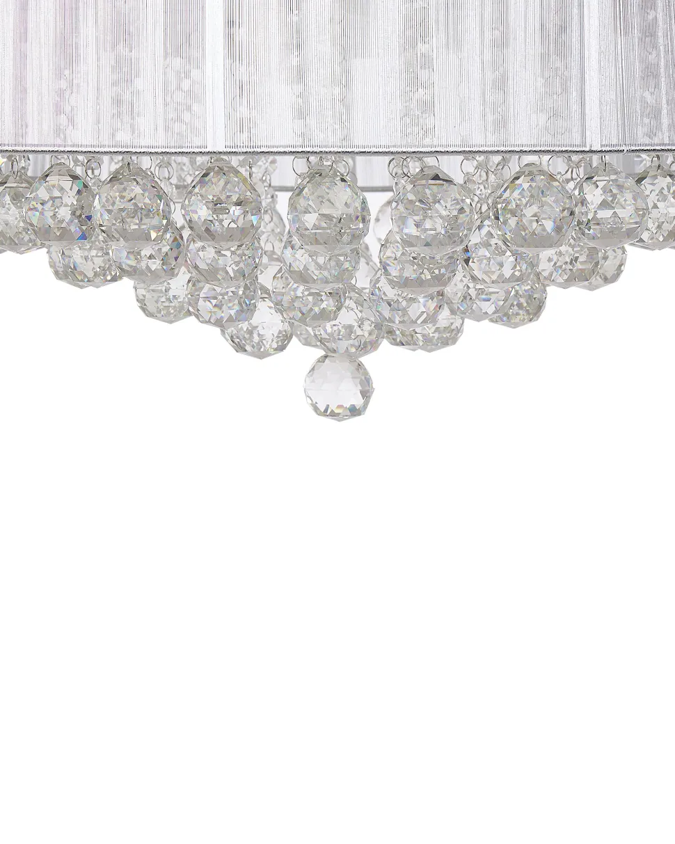 Ventoinha De Teto Branca Com Luz Led Peel