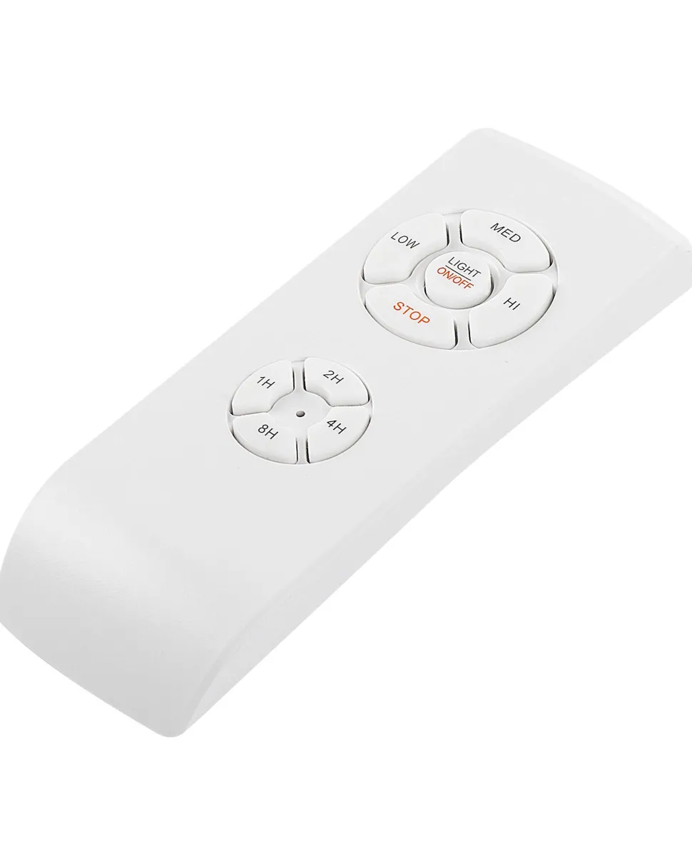 Ventoinha De Teto Branca Com Luz Led Peel