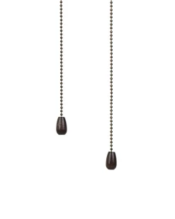 Ventoinha De Teto Castanha Com Luz Heilong